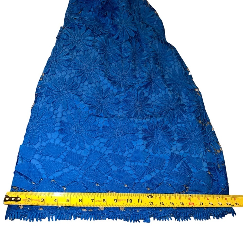 London Times Royal Blue Midi Dress - Picture 6 of 8